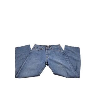 Vintage Express Randigo Jean Men 33x30 Blue Excellent Straight Leg Stretch Denim